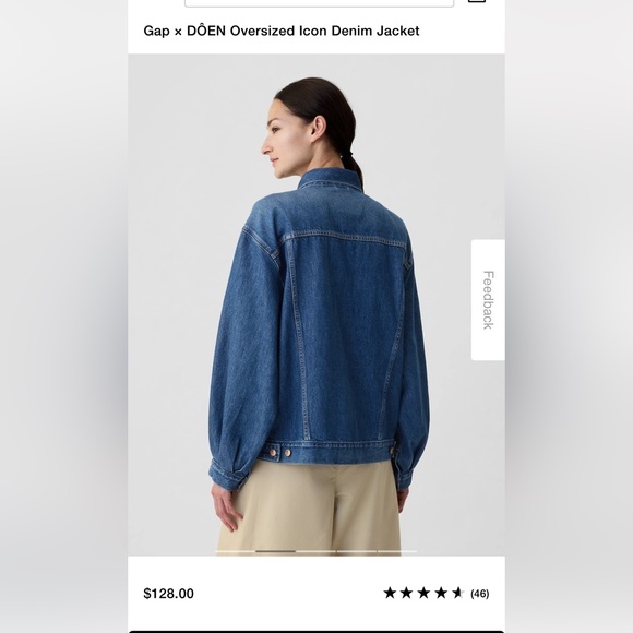 Gap × DÔEN Oversized Icon Denim Jacket - Picture 2 of 8
